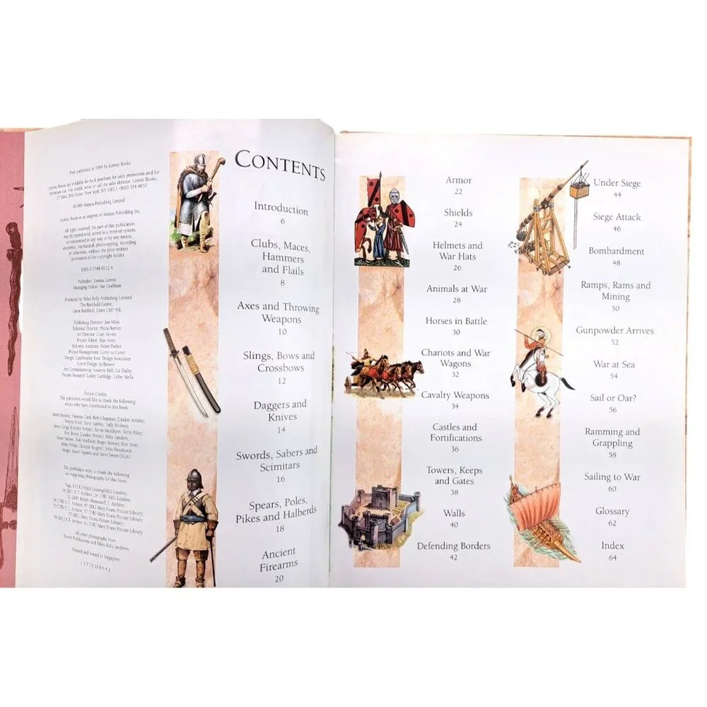 Vintage Exploring History Ancient Weapons Hardcover Book By Will Fowler Hardback - Picture 6 of 13